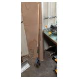 Plastic Leaf Rake with Wooden Handle