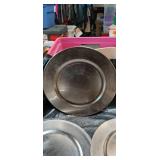 Red and Gold Decorative Charger Plate Collection