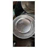 Red and Gold Decorative Charger Plate Collection