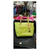 Michael Kors Lime Green Jet Set Tote