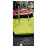 Michael Kors Lime Green Jet Set Tote