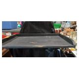 Industrial Black Wood Shelving Unit