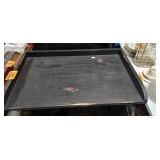 Industrial Black Wood Shelving Unit