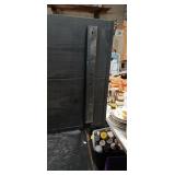 Industrial Black Wood Shelving Unit
