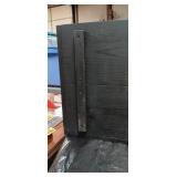 Industrial Black Wood Shelving Unit