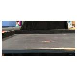 Industrial Black Wood Shelving Unit