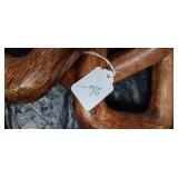 Hand-Carved Wooden Chain Link