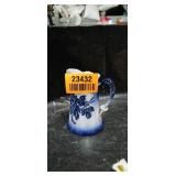 Blue and White Floral Creamer