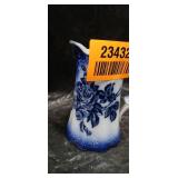 Blue and White Floral Creamer