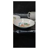 Copeland Spode Tea Set with Bird Scene