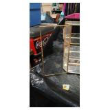 Glass and Brass Display Case with Multiple Shelves