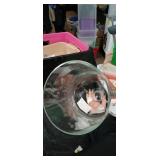 Clear Glass Display Dome with Base