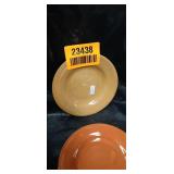 Mid-Century Color Block Dinner Plates Set