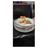 Decorative European Porcelain Plate Collection