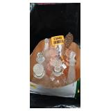 Collection of Decorative Glass Decanters and Bottles