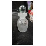 Collection of Decorative Glass Decanters and Bottles