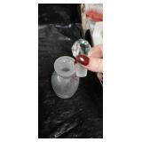 Collection of Decorative Glass Decanters and Bottles