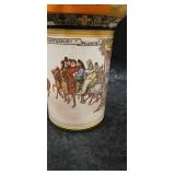 Canterbury Tales Pilgrims Tobacco Jar