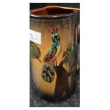 Hand-Painted Bird Design Ceramic Mug