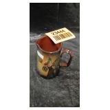 Hand-Painted Bird Design Ceramic Mug