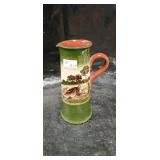 Hand-Painted Bird Design Ceramic Mug