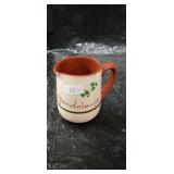 Hand-Painted Bird Design Ceramic Mug