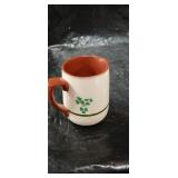 Hand-Painted Bird Design Ceramic Mug