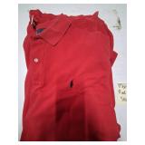 Ralph Lauren Polo XXL Red Cotton Shirt