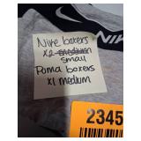 Nike Dri-FIT Gray & Teal Cotton Boxer Briefs & Puma Briefs