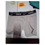 Nike Dri-FIT Gray & Teal Cotton Boxer Briefs & Puma Briefs