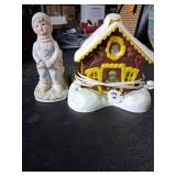 Regency Industries Christmas Night Light and  Child w/ a sled