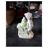 Regency Industries Christmas Night Light and  Child w/ a sled