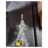 The Promise of Christmas Nativity Set by Robert Stanley and ceramic angel