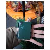 Black and White Buffalo Check Holiday Bow with Red Tails & Garland