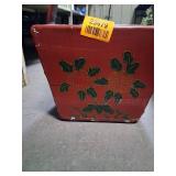 Asian Floral Magazine Rack