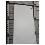 8 Foot Lifetime Folding Banquet Table with Steel Frame. 96.5" W x 30" D - good condition - this type sells for over $130 retail