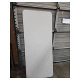 Lifetime 6-Foot Folding Table - 72"W x 30"D - has a small dent on one edge