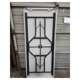 Lifetime 6-Foot Folding Table - 72"W x 30"D - has a small dent on one edge