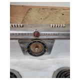 Vintage GE Electric Stove  - project for restore - function unknown -23 5/8 W x 26.5D (including handle) 44 1/4 H at back, 36.5 H on cooktop