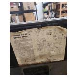 Vintage GE Electric Stove  - project for restore - function unknown -23 5/8 W x 26.5D (including handle) 44 1/4 H at back, 36.5 H on cooktop