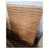 Wood wall paneling sheet. 31 7/8"  x 48 1/8"  x 1/8" Thick
