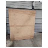 40" x 48.25" x 2.75" Thick - Oak veneer over Masonite slab - would make a great table top for a work bench. Very minor damage in a couple of small spots on the veneer