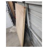 40" x 48.25" x 2.75" Thick - Oak veneer over Masonite slab - would make a great table top for a work bench. Very minor damage in a couple of small spots on the veneer