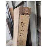 40" x 48.25" x 2.75" Thick - Oak veneer over Masonite slab - would make a great table top for a work bench. Very minor damage in a couple of small spots on the veneer