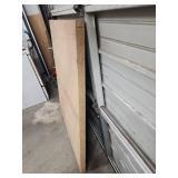 40" x 48.25" x 2.75" Thick - Oak veneer over Masonite slab - would make a great table top for a work bench. Very minor damage in a couple of small spots on the veneer