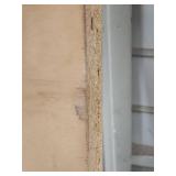 40" x 48.25" x 2.75" Thick - Oak veneer over Masonite slab - would make a great table top for a work bench. Very minor damage in a couple of small spots on the veneer