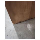 40" x 48.25" x 2.75" Thick - Oak veneer over Masonite slab - would make a great table top for a work bench. Very minor damage in a couple of small spots on the veneer