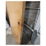 Salvage Condition Hollow Wood Interior Door - paint on one side and chips on the veneer -  30"W x 80"H x 1 3/8" Thick