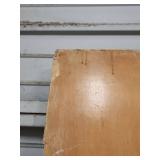 Salvage Condition Hollow Wood Interior Door - paint on one side and chips on the veneer -  30"W x 80"H x 1 3/8" Thick