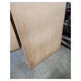Solid Oak Wood Door Slab Panel - has some edge damage on the veneer 32"W x 80" H x 1 3/4" Thick